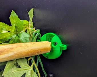 Soportes de tubería de PVC con posavasos para plantas