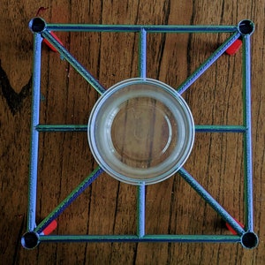 Reptile Barch w / Wassernapfhalter 10 "x 10" Stapelbar