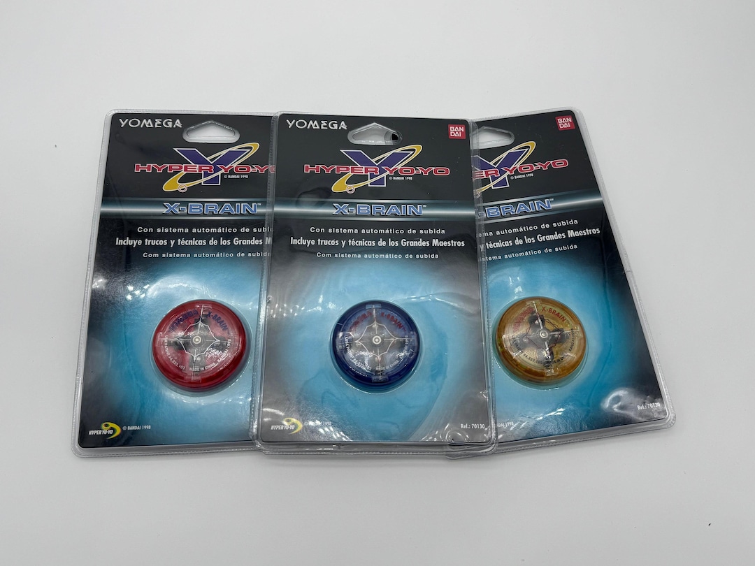 Vintage 1998 Yomega Bandai X-brain Yoyos in Original Packaging - Etsy
