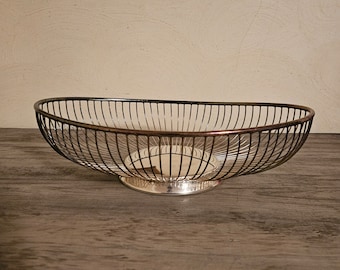 Silver plated bread basket
