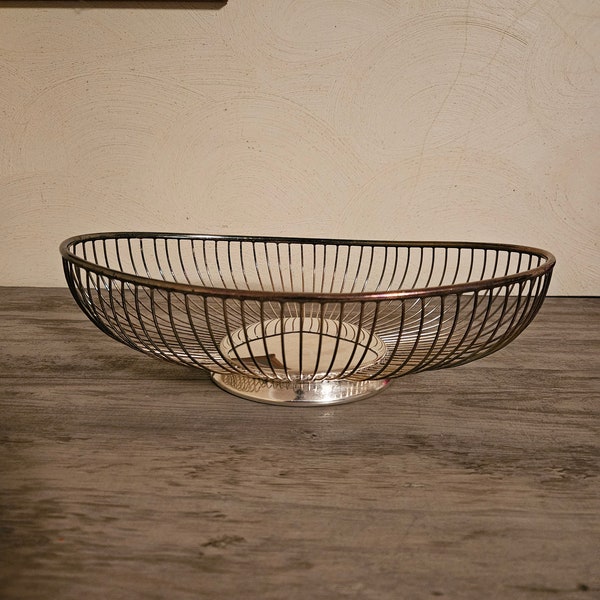 Silver plated bread basket