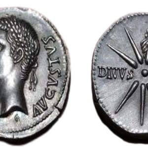 reproductions of coins Auguste Sidus Iulium denarii coin coin Denarius