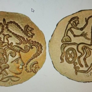 lot de 5 STATERE Gaulois reproductions monnaies antiques image 6