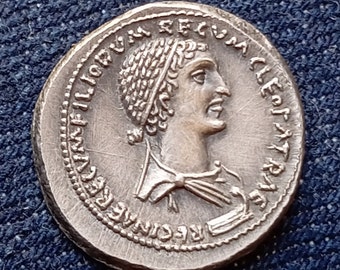 reproductions de monnaies denier Marc Antoine Cléopâtre 69-30 AC denarii monnaie coin Denarius  Denarius