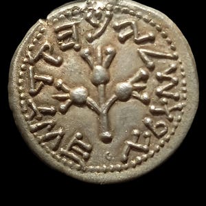 Great Revolt Shekel Replica (67-70 AD) — Ancient Jewish Resistance Symbol — Historical Coin Reproduction — Pewter