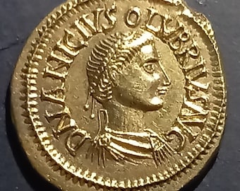 reproductions of ancient coins tremissis or triens Tremisis of Olybrius 472 AD