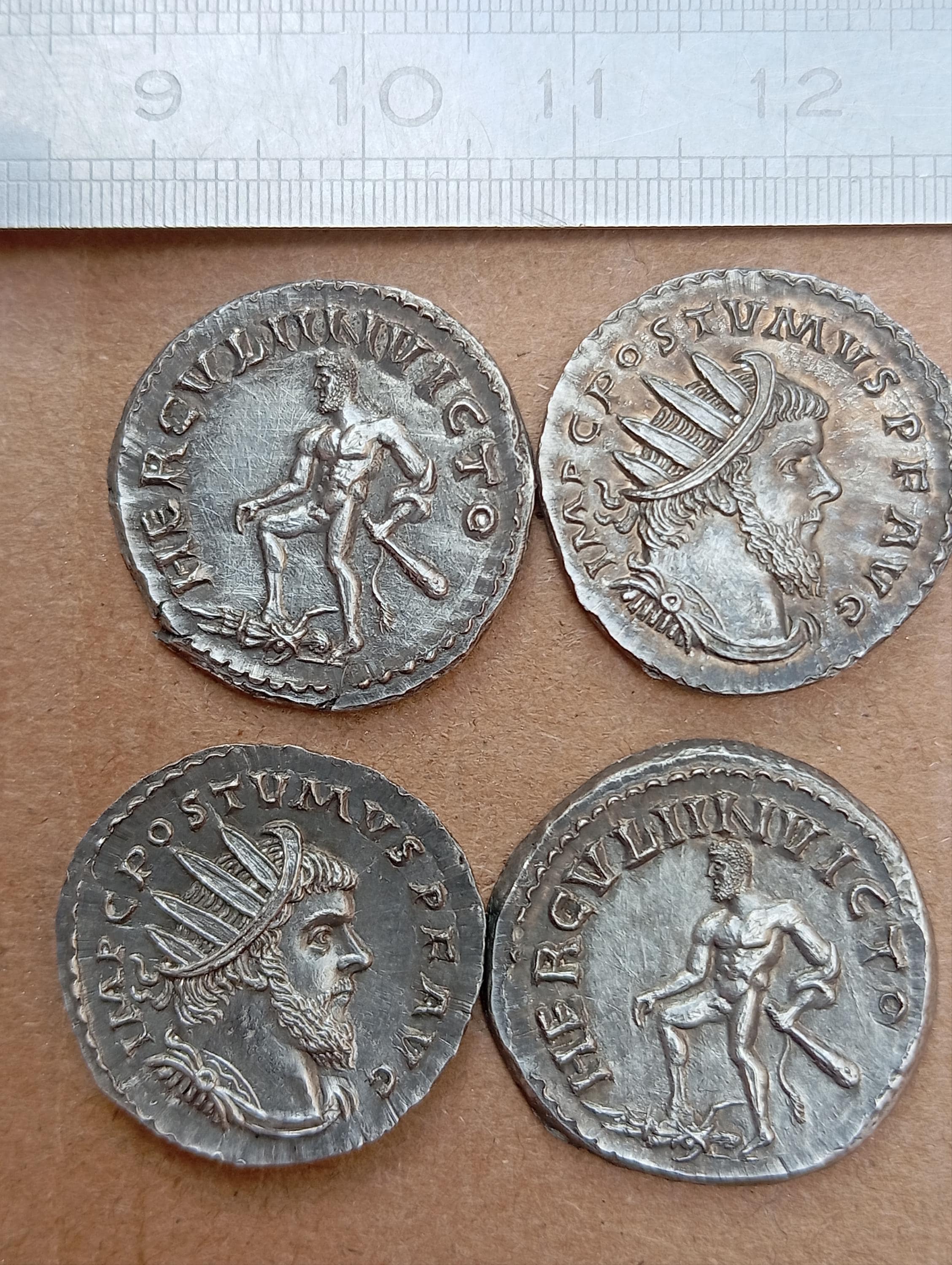 Reproductions of coins Antoninian POSTUMUS 260-269 Hercules Denarii coin coin Denarius Denarius