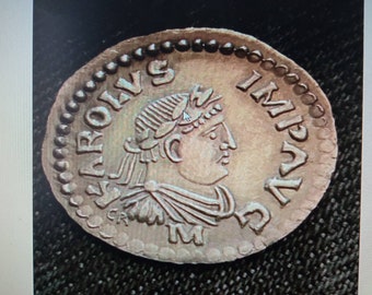 reproducciones de monedas antiguas denario carolingio Carlomagno