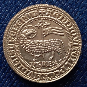 Reproduction of the Golden Lamb, Philip IV the Fair orders the arrest of all the Templars