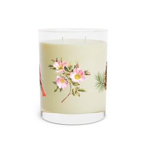 Premium North Carolina 11 oz. Scented Candle, North Carolina Candle, NC Candle, North Carolina Christmas Gift, Cardinal Candle