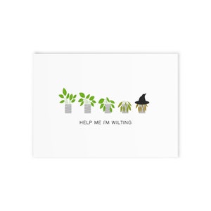 Wicked Witch Wilts | Halloween Notecards