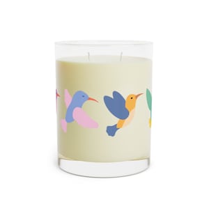 Hummingbird 11 oz. Scented Candle, Hummingbird Candle, Birder Candle, Bird Lover Candle
