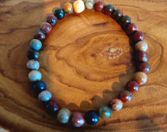 Red creek jasper braclet