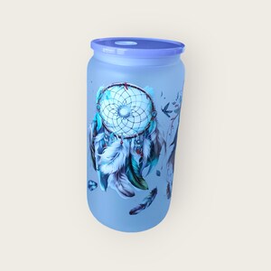 Dreamcatcher glass cup