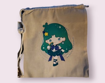 Canvas drawstring bag