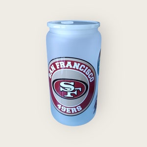 San Francisco 49ers King Of Football 20oz Straight Skinny Tumbler PNG, 49ers  Budweiser Tumbler Wrap Sublimation - Gecko