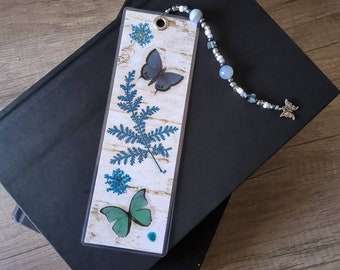 Butterfly pressed flower Bookmark