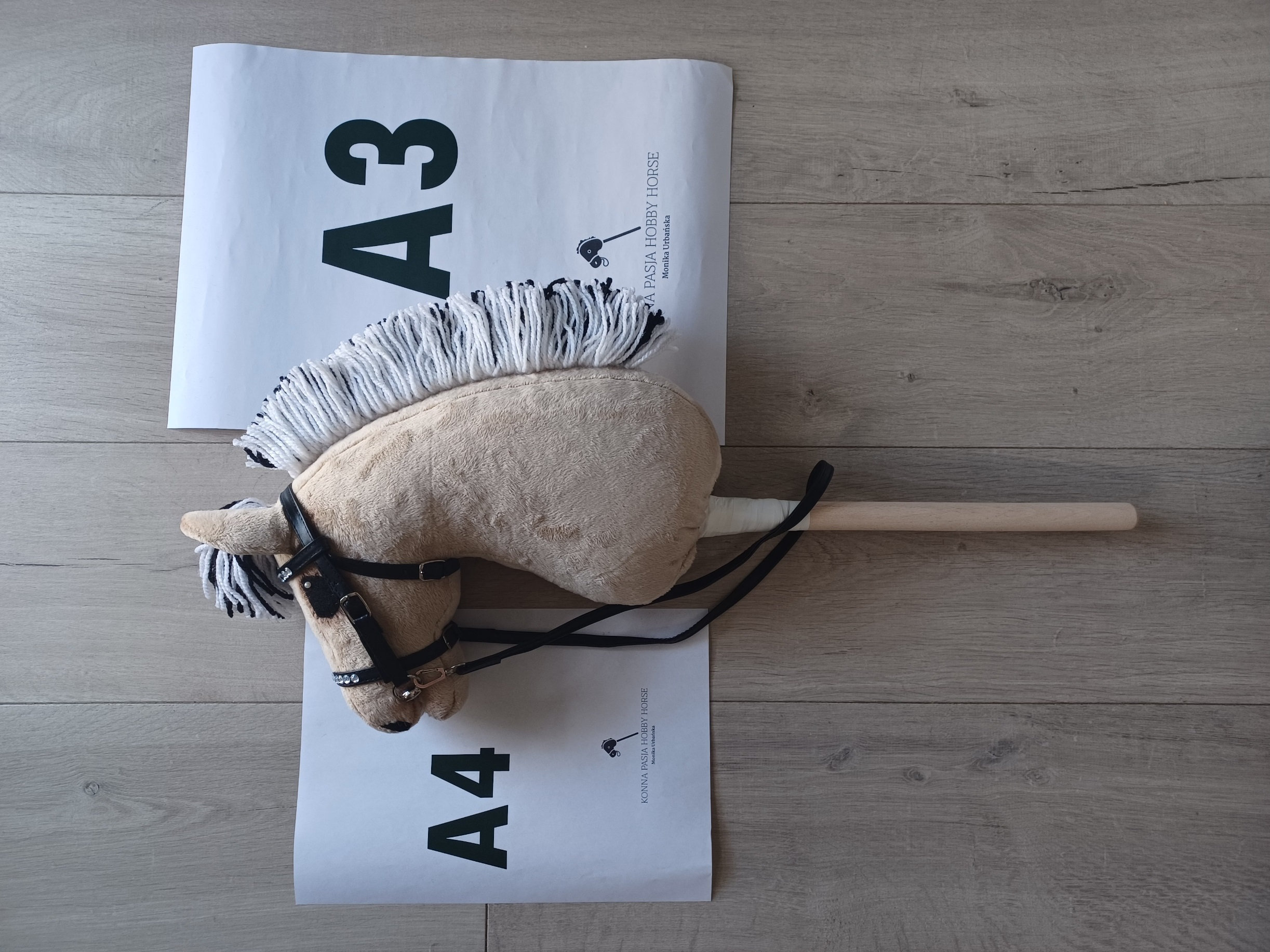 Realistic Cheap Hobby Horse Fjord / Stickhorse With Bridle and Etsy