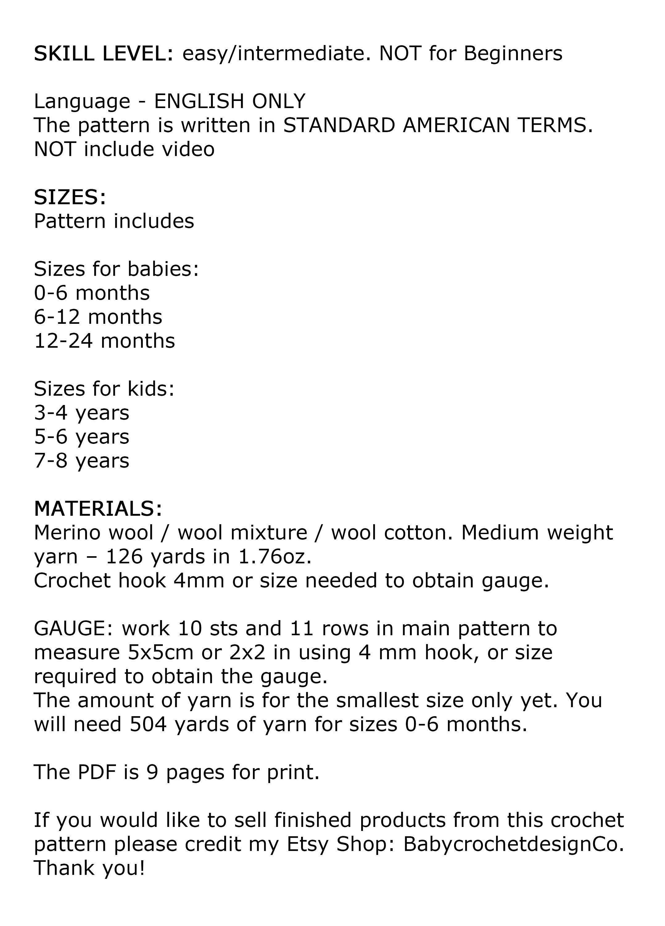 Crochet Pattern Baby Sweater Baby Jumper for Baby Boy and - Etsy Canada