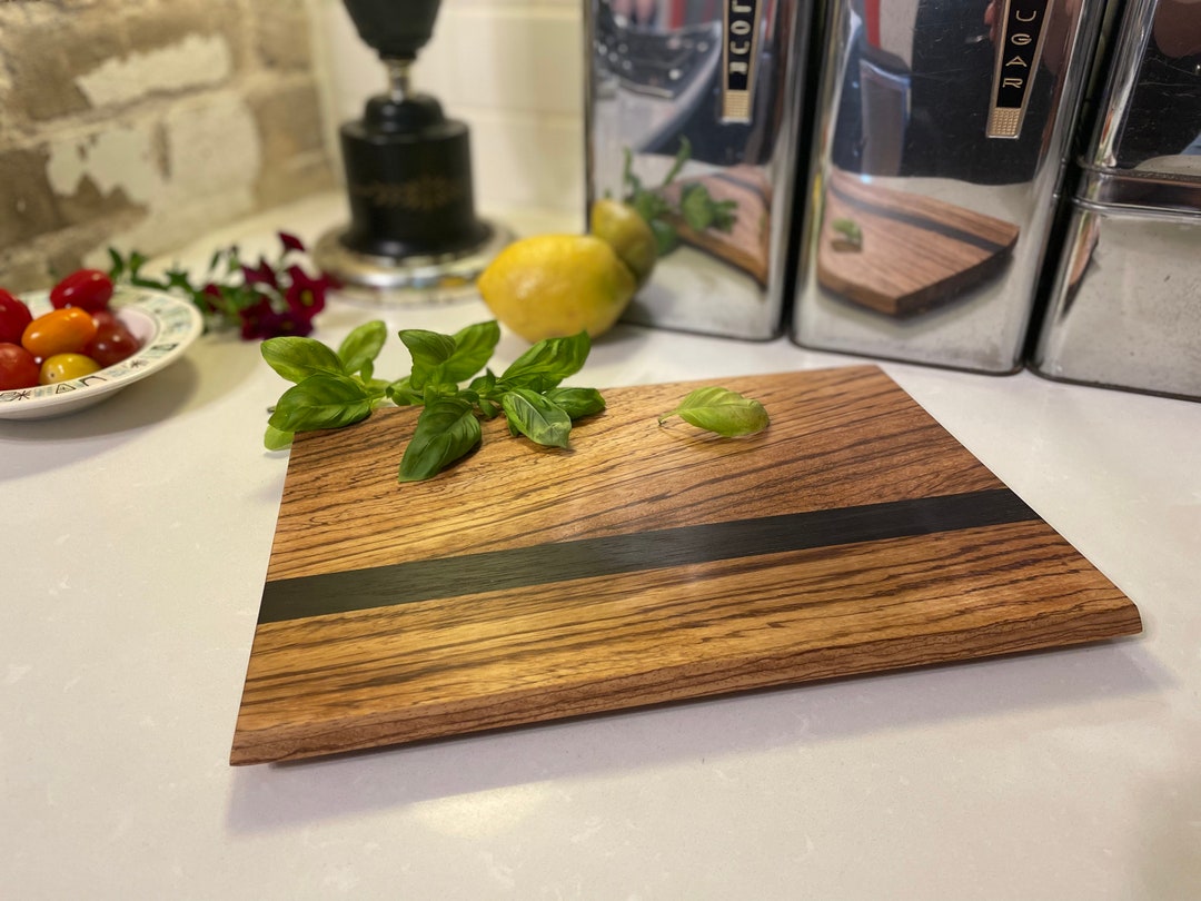 Handmade Zebra Wood Cutting Board Etsy