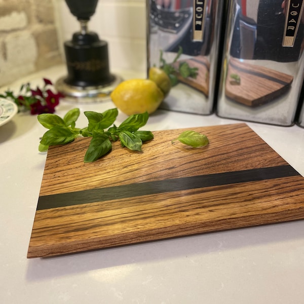Zebra Wood Cutting Board Etsy