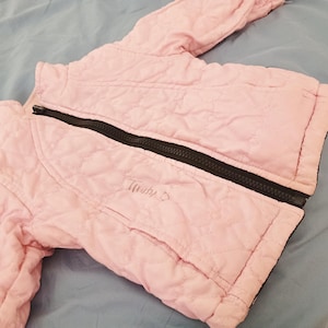 Little girls pink Jacket size 12 M  Faded Glory