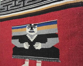 Vintage Navajo tribal rug