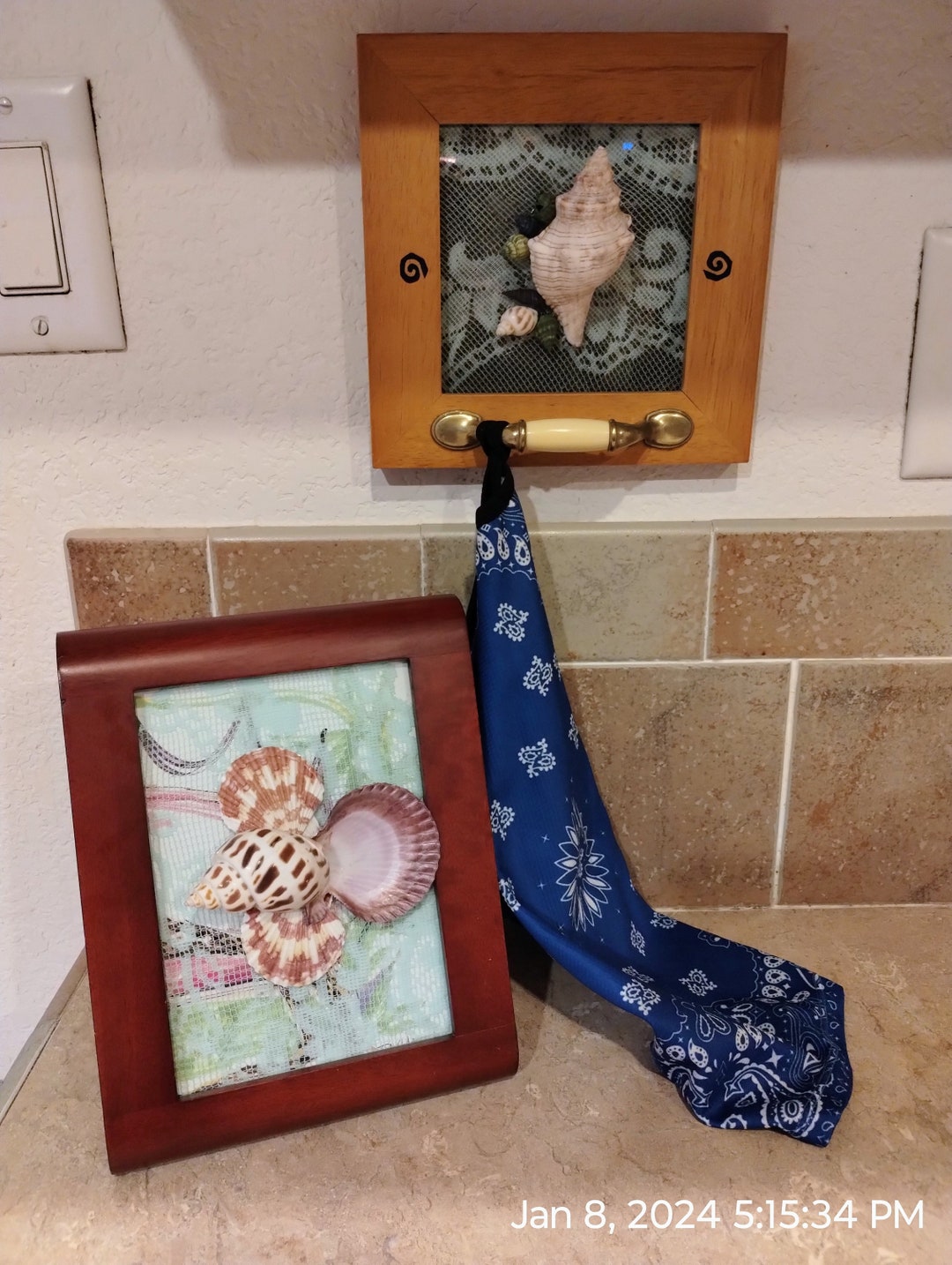 Vintage Frames With Added Real Shells Your Choice, 25.00 EACH - Etsy