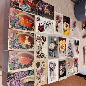 ANTIQUE cards  20 for 35.00  highly collectible 100 year old cards