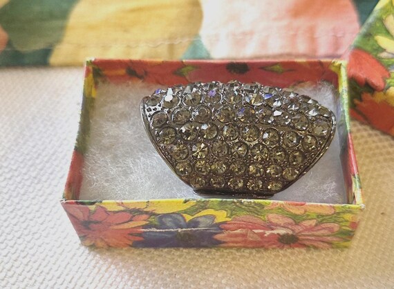 Statement Ring vintage oval stretch  pretty spark… - image 3