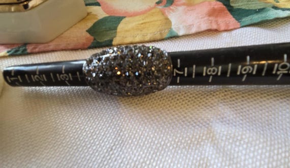 Statement Ring vintage oval stretch  pretty spark… - image 5