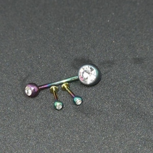 Unicorn Navel & Cartilage / labret set