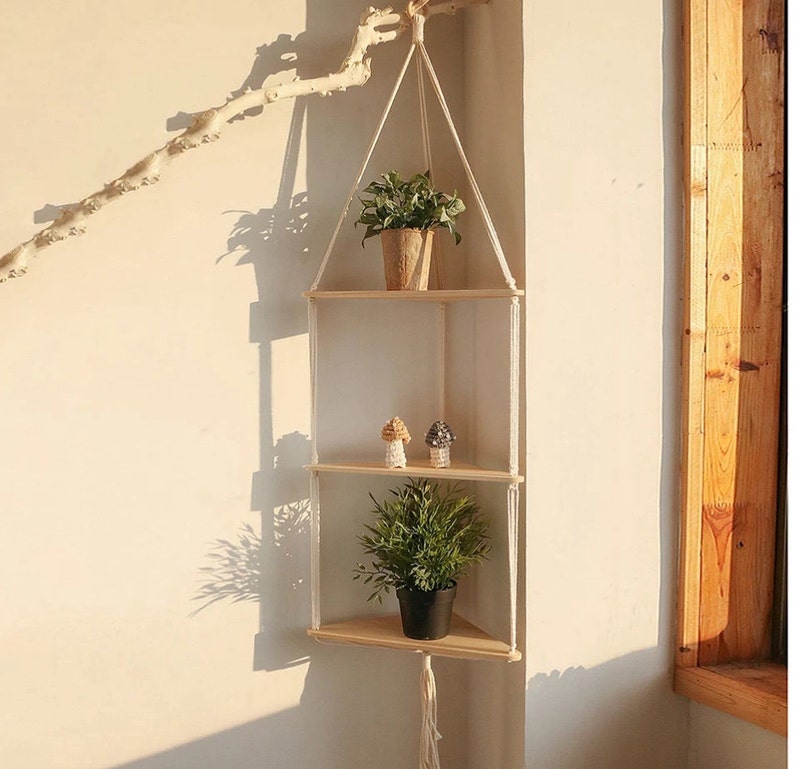 Floating Wooden Shelves Etsy