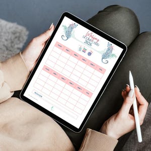 2026 Mahjong Hand Tracker Printable, American Mah Jongg Score Sheet PDF, Checkbox Scorecard, Chinoiserie Design, 3 PDF US Letter Size, 211 Bild 6