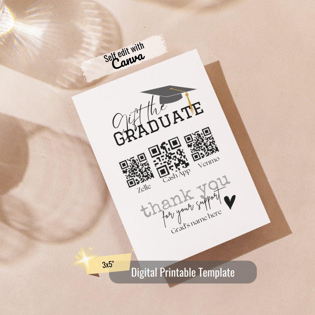 New Graduation Code. India Personalized Graduation QR Code Sign, 3x5