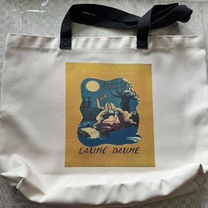 Bolso de lona Laume Daume (portada de un viejo favorito de la infancia)