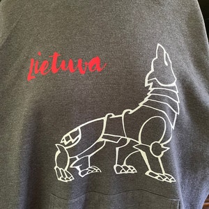 Lithuanian Iron Wolf hoodie
