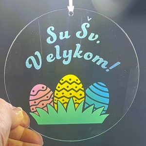 Lithuanian Easter ornament. Su Sv. Velykom! (Happy Blessed Easter).