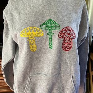 Lithuanian tricolored mushrooms hoodie