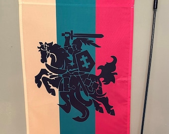 Bandera de jardín lituana "Vytis"