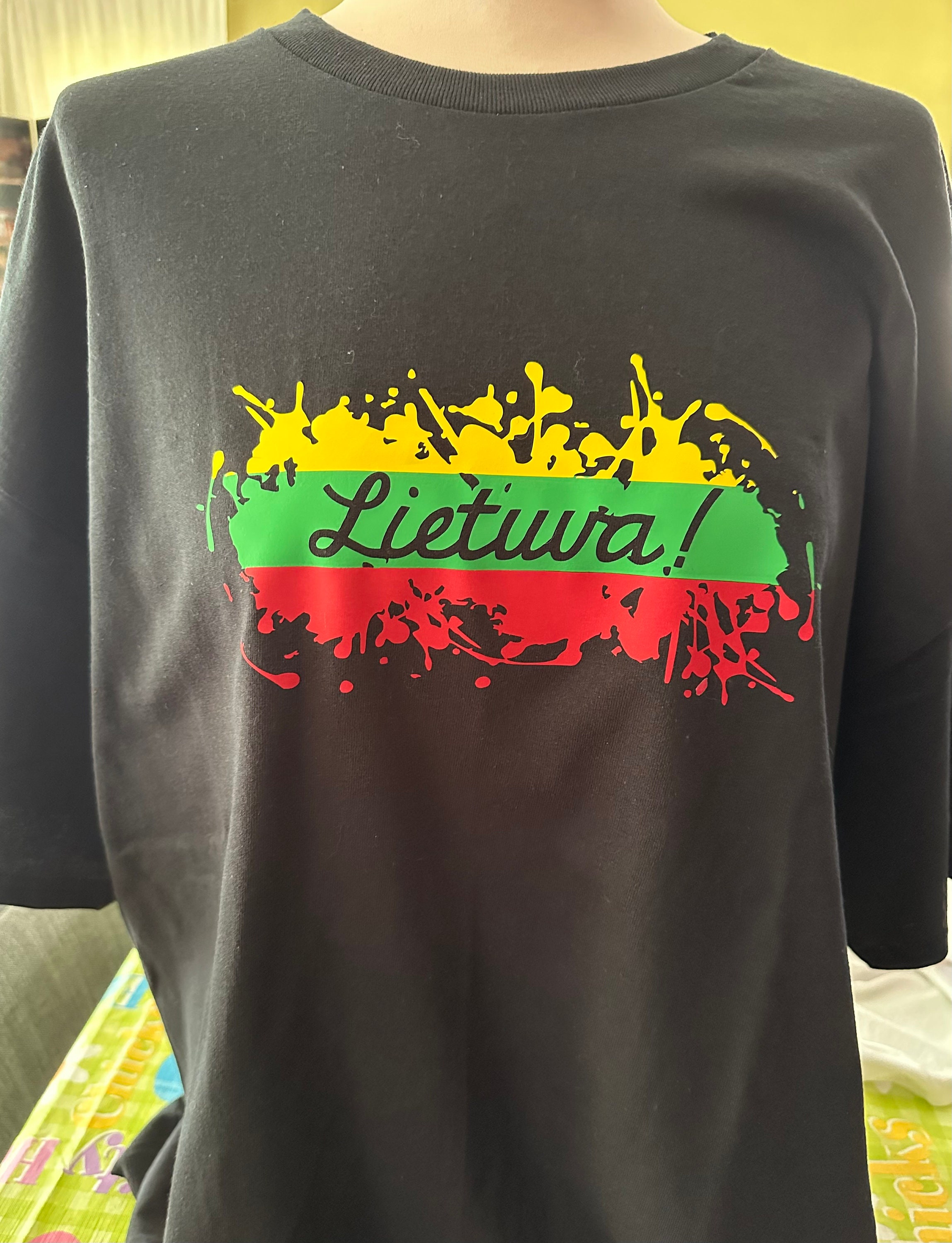 Lithuanian Tricolor “lietuva” T-shirt - Etsy