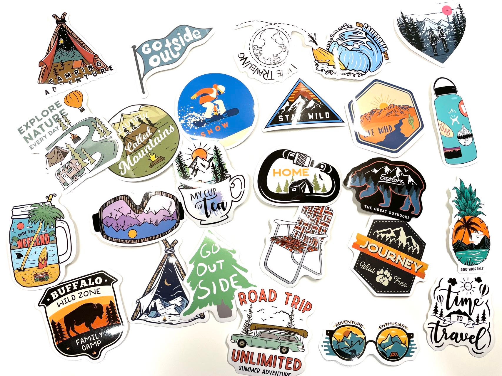 Sticker For Outside 100 Outdoor Activity Stickers | Stickers for Kids | Weatherproof ...
