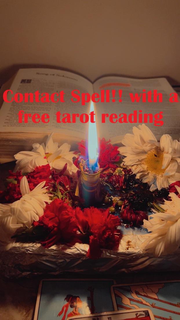Contact spell! With free tarot reading