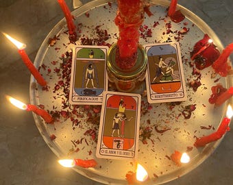 Sweet Return: 30-Day Honey Jar Spell + Weekly Tarot Readings