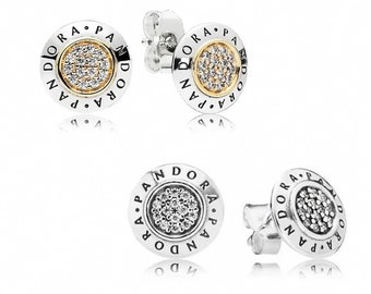 Pandora Sparkling Stud Earrings, Pandora Earrings S925 Sterling Silver, Compatible Pandora, Charm Earrings, Gift For her