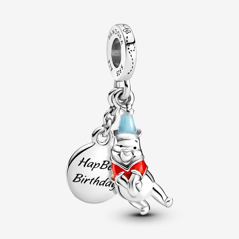 Pandora Charms, Winnie the Pooh Charm Collection, Bracelet Charms S925 Sterling Silver Fits Snake Chain Bracelets, Gift for her, Gift # 9