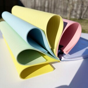 Colorful Notes Refills fit 9 Disc Planners Notes Inserts for 7 x 9.25 Inches Size Medium Planners
