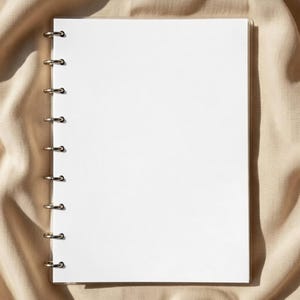 Discbound Planner Insert. White Blank Notes Pages, Paper | Fits 11-Disc Letter, 9-Disc Classic & Skinny, 8-Disc Junior, and 7-Disc Mini