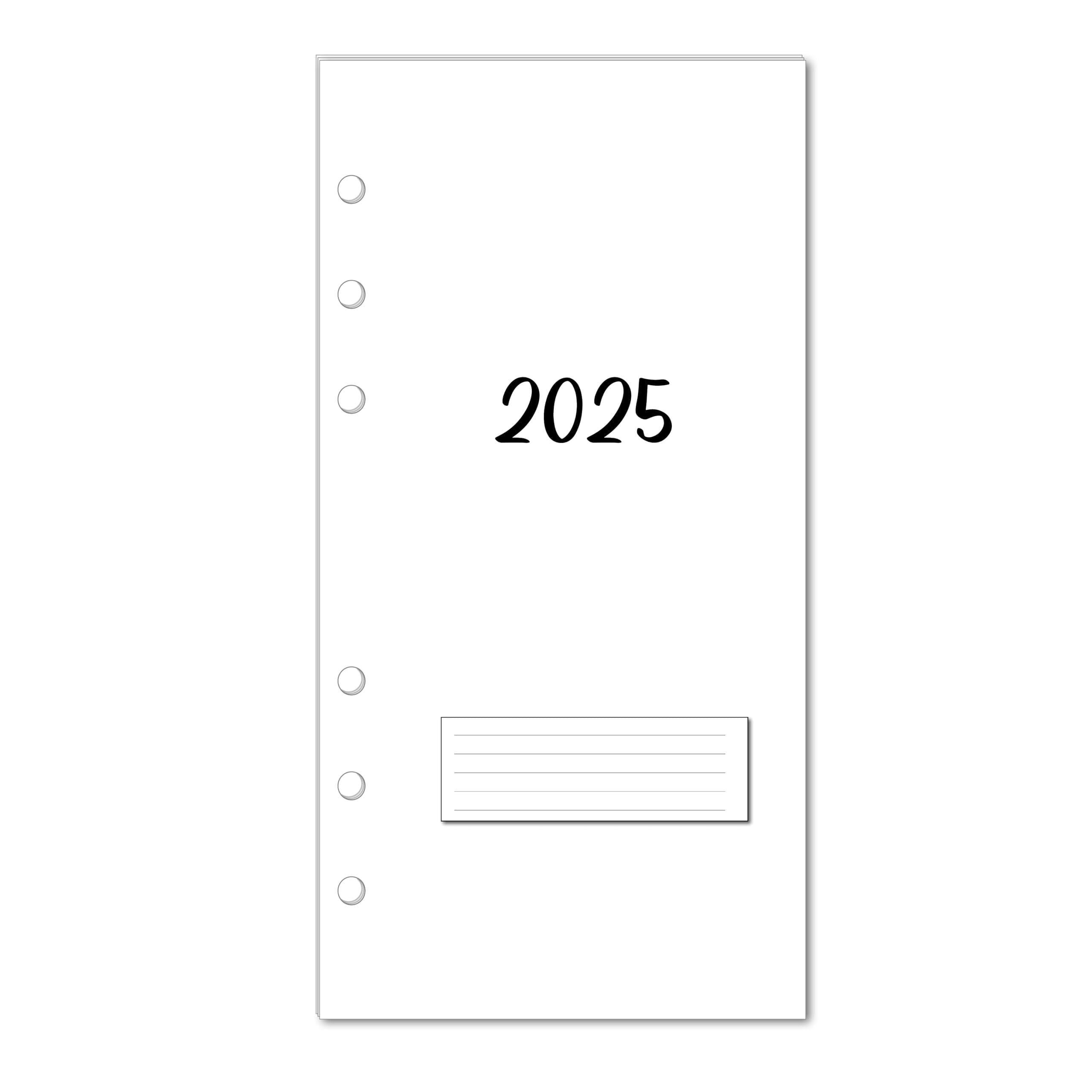 A5 Personal Planner Insert