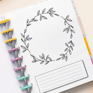 Undated 9-Disc Monthly Calendar Refill for The Classic Happy Planners Discbound Planners